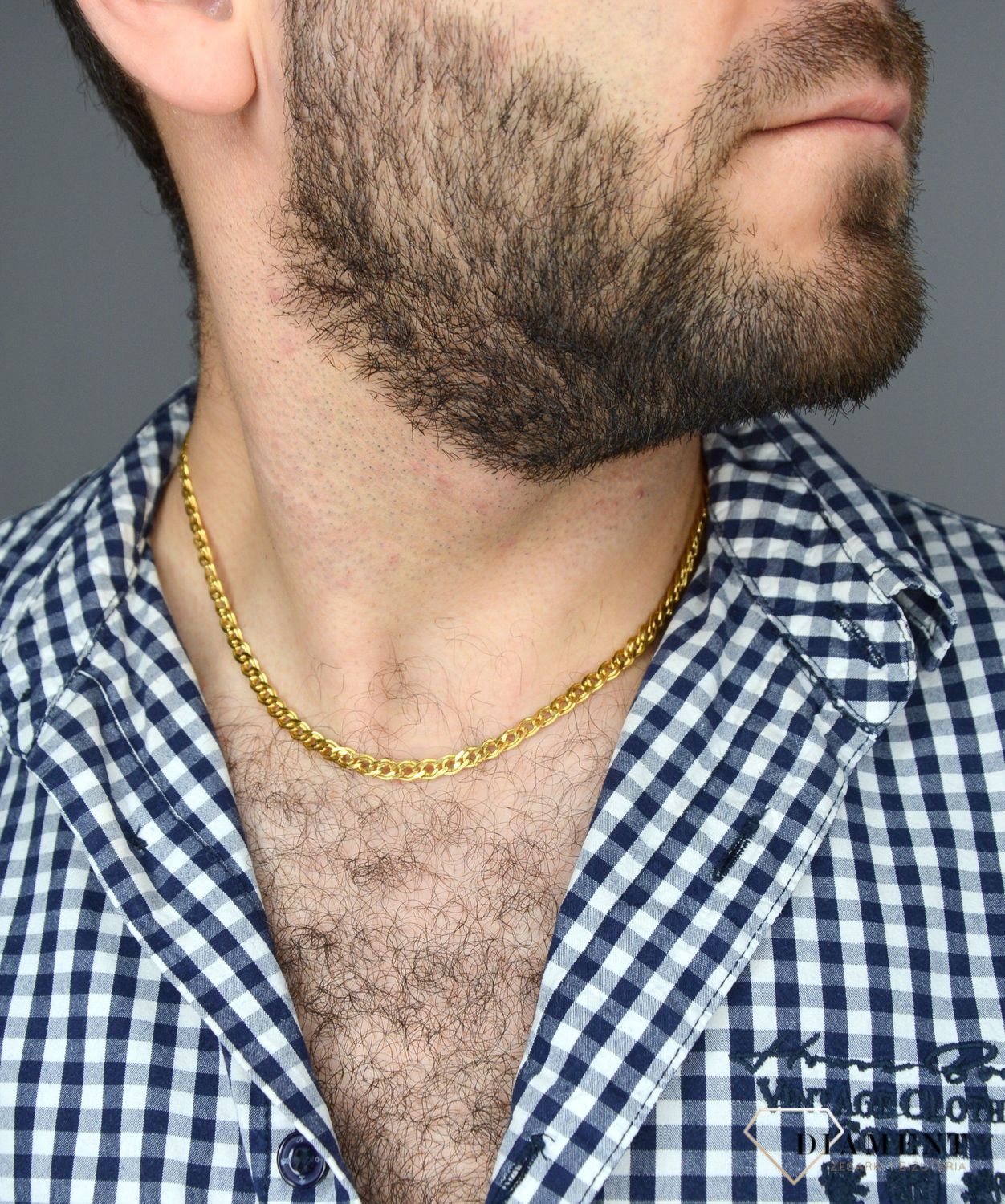 Złoty łańcuszek 585 monalisa 5 mm DIA-LAN-1213-585 5mm ✅ Złoty łańcuszek o splocie monalisa to świetny prezent, który przypadnie go gustu obdarowanej osobie ✅.jpg